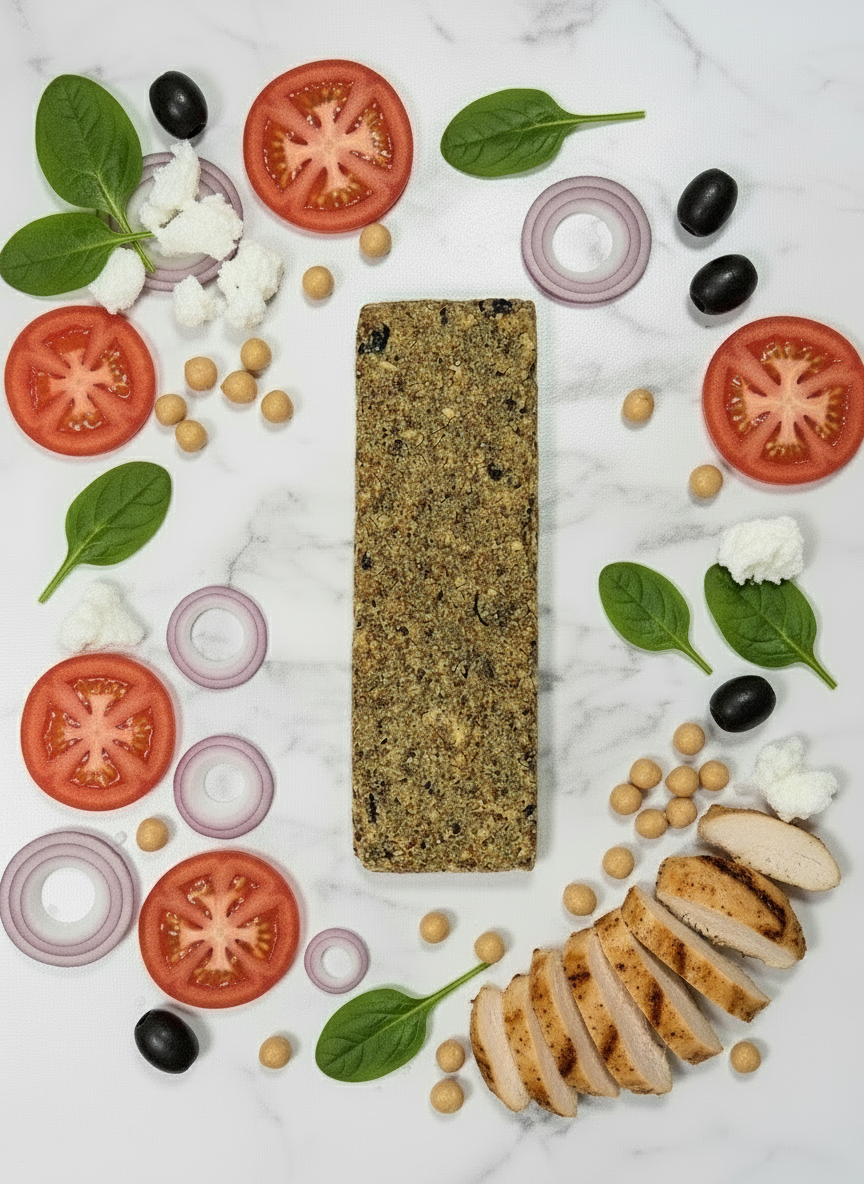 Chicken Greek Salad Protein Bar - Box of 12